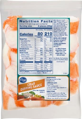how many carbohydrates are in imitation crab meat